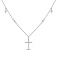 Серебряное колье Крестики с фианитами (арт. 7507/2342) – изображение 1