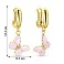 Сережки золотые Francelli Бабочки (арт. 109736жкмр) – изображение 2