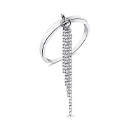 Фото Серебряное кольцо Trendy Style с подвеской (арт. 7501/6529)