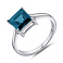 Серебряное кольцо с крупным топазом (арт. 7501/2178118Пл) – изображение 1