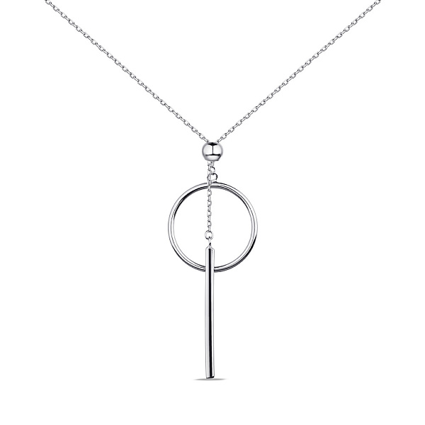 Серебряное колье без камней (арт. 7507/КЛ2/432Ш-45) – изображение 1