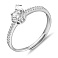 Серебряное кольцо с дорожкой из фианитов (арт. 7501/8066) – изображение 2