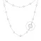 Серебряное колье Клевер с перламутром (арт. 7507/1067/7п) – изображение 1