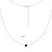 Серебряное колье Сердце с ониксом (арт. 7507/2365ок) – изображение 3