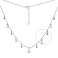 Серебряное колье с подвесками без камней (арт. 7507/2028) – изображение 1