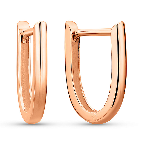 Серьги из красного золота (арт. 1091832) – изображение 1