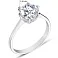 Серебряное кольцо с фианитом (арт. 7501/4458) – изображение 2