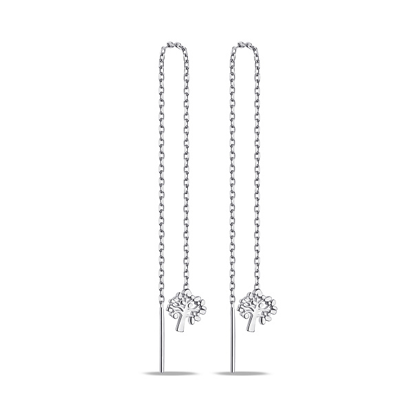 Серьги-протяжки из серебра (арт. 7502/9201/1) – изображение 1