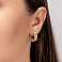 Серьги из желтого золота (арт. 1091950ж) – изображение 2