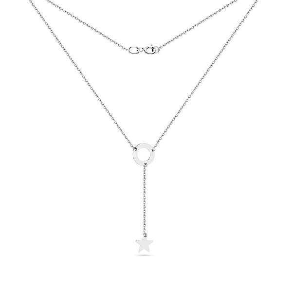 Колье из белого золота (арт. 352049б) – изображение 2