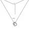 Колье из серебра "Два сердца" (арт. 7507/1373) – изображение 3