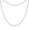 Тонкое серебряное колье без камней (арт. 7507/129а) – изображение 2