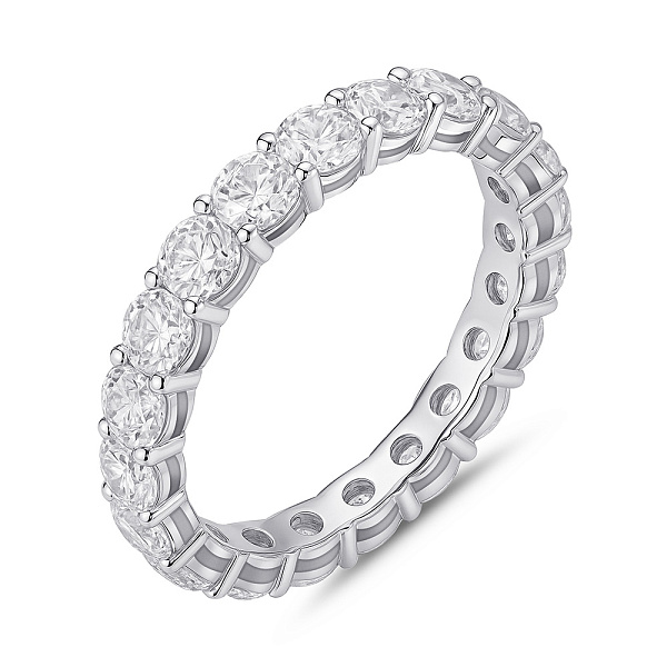 Кольцо из серебра с фианитами (арт. 7501/5842/2) – изображение 1