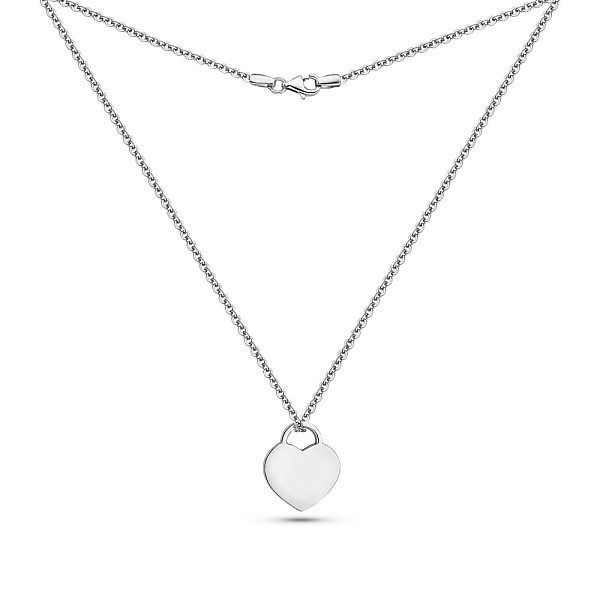 Золотое колье Сердечко (арт. 351507б) – изображение 2
