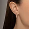 Золотые серьги (арт. 104963/20кб) – изображение 2