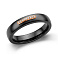 Кольцо из керамики и золота с бриллиантами (арт. К011791кч) – изображение 1