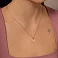 Золотой кулон Буква А с фианитами (арт. 440982) – изображение 3