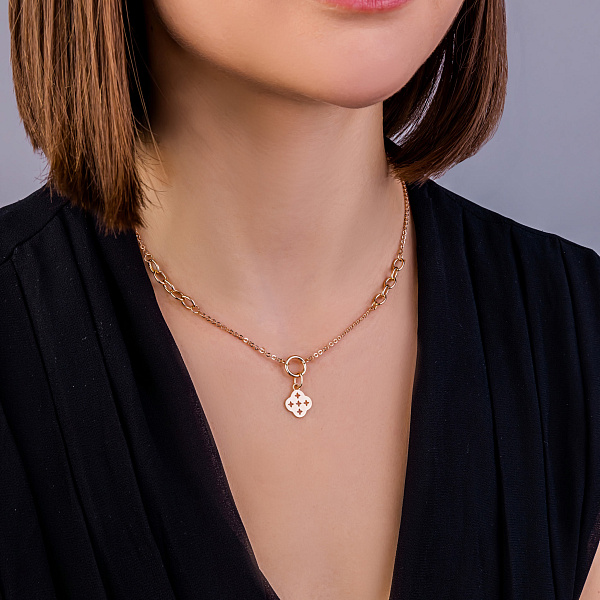Колье из красного золота (арт. 352679) – изображение 3