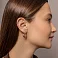 Золотые серьги Сердечки (арт. 1101223) – изображение 3