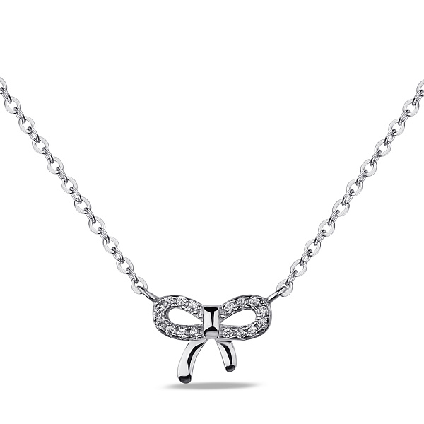 Серебряное колье с фианитами (арт. 7507/2124) – изображение 1