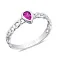 Серебряное кольцо с розовым альпинитом (арт. 7501/6488ар) – изображение 1