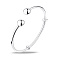 Серебряный жесткий браслет (арт. 7509/3935) – изображение 1