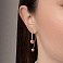 Серьги из красного золота (арт. 1101246) – изображение 2