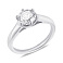 Серебряное кольцо с фианитом (арт. 7501/8047) – изображение 1
