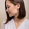 Серьги-кольца из желтого золота (арт. 1091307/20ж) – изображение 4