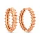Серьги-кольца из красного золота (арт. 1091388/20) – изображение 1