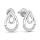 Серьги из белого золота с бриллиантами (арт. Т011904005б) – изображение 1