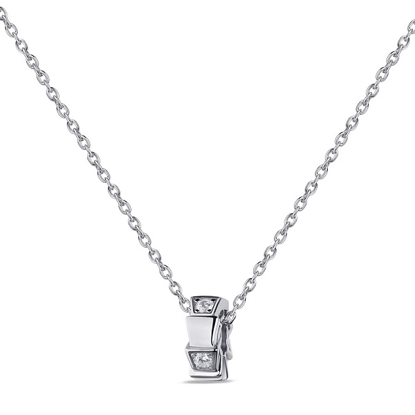 Серебряное колье с фианитами (арт. 7507/1903) – изображение 1