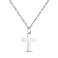Серебряное колье с крестиком (арт. 7507/1599) – изображение 1