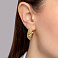 Серьги Francelli из желтого золота (арт. е1091799ж) – изображение 3