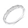 Двойное серебряное кольцо с фианитами (арт. 7501/8604) – изображение 3