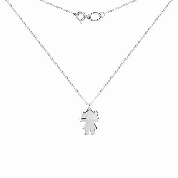 Колье из белого золота (арт. 351134б) – изображение 2