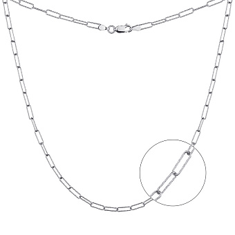 Фото Колье из серебра Trendy Style без камней (арт. 7507/1197)