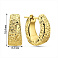 Серьги Francelli из желтого золота (арт. 1091861/15ж) – изображение 5
