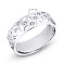 Серебряное кольцо с фианитами (арт. 7501/1278р) – изображение 2