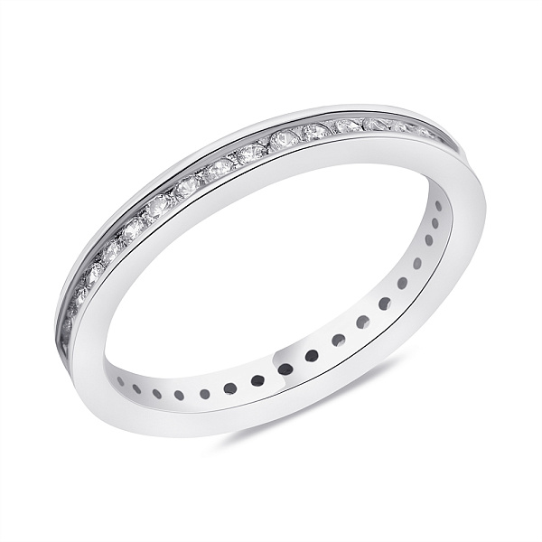 Серебряное кольцо с фианитами (арт. 7501/5956) – изображение 1
