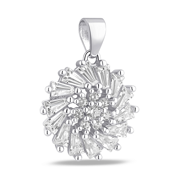 Серебряный подвес Цветок (арт. 7503/4621) – изображение 1