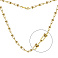 Серебряное колье Trendy Style с желтым родированием (арт. 7507/2008ж) – изображение 1