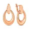 Серьги-подвески из красного золота (арт. 1092090) – изображение 1