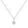 Серебряное колье Клевер (арт. 7507/2374/9) – изображение 1