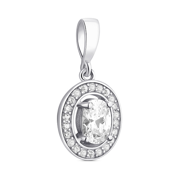 Серебряный подвес с фианитами (арт. 7503/ПК2Ф/382) – изображение 1