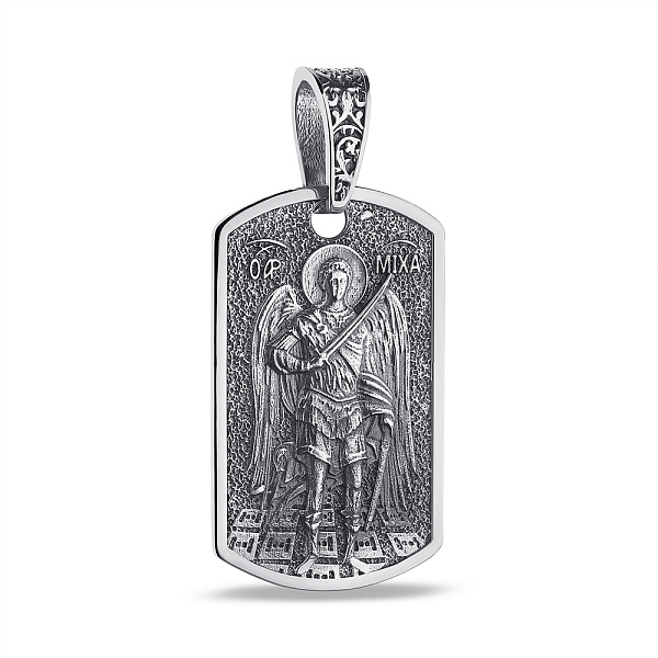Серебряная ладанка Архангел Михаил (арт. 7917/1050пю) – изображение 1