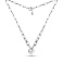 Колье из белого золота Сердечко (арт. 352440б) – изображение 2