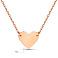 Золотое колье Сердечко (арт. 352400/1) – изображение 3