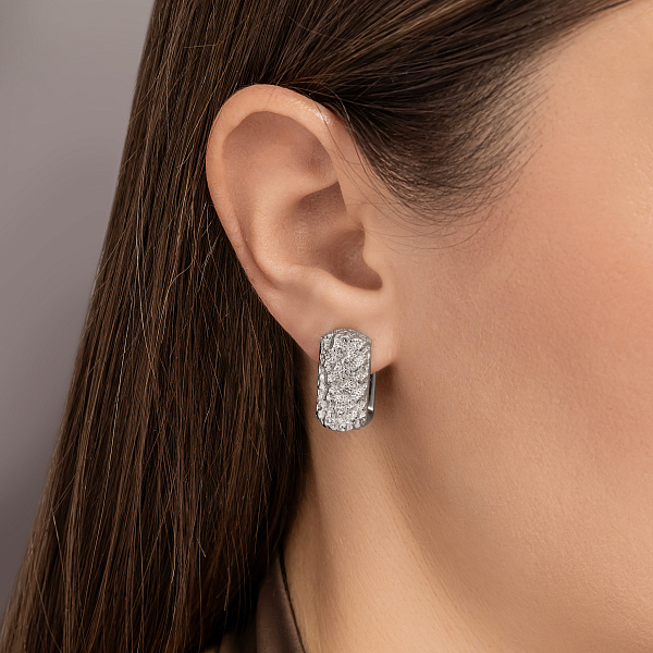 Золотые сережки Francelli (арт. е1091990б) – изображение 2