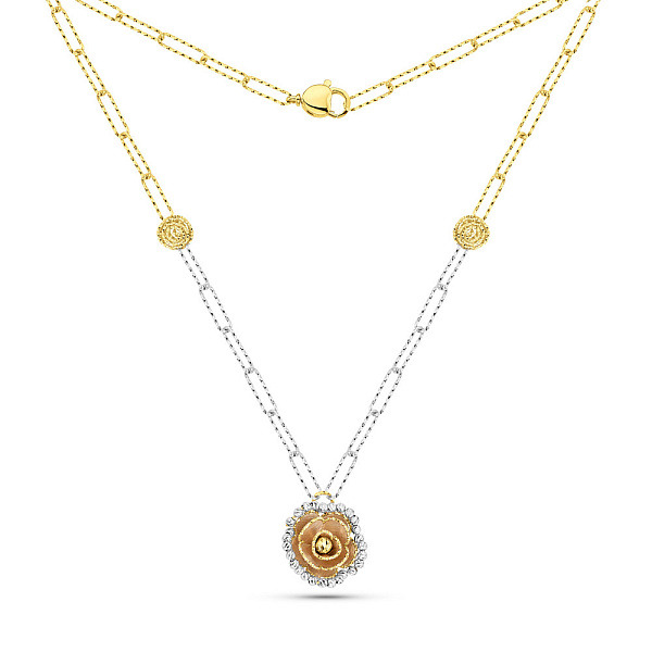 Золотое колье Francelli (арт. 352700жб) – изображение 2